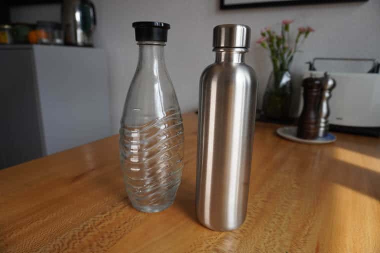 Mate of Steel vs. SodaStream Crystal Glasflasche